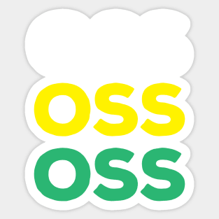 OSS - Brazilian Jiu-Jitsu Sticker